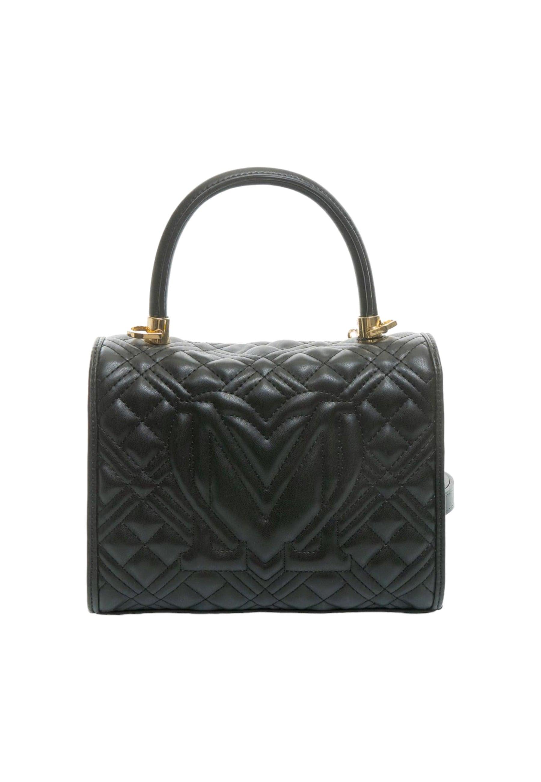 LOVE MOSCHINO Hand Bag Borsa Donna Nero Gold JC4055PP1ILA0000 - Sandrini Calzature e Abbigliamento