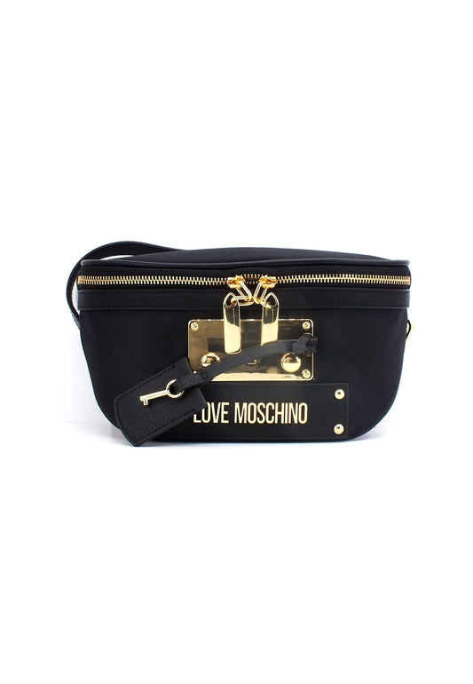 LOVE MOSCHINO Marsupio Nylon Nero JC4155PP1GLG100A - Sandrini Calzature e Abbigliamento