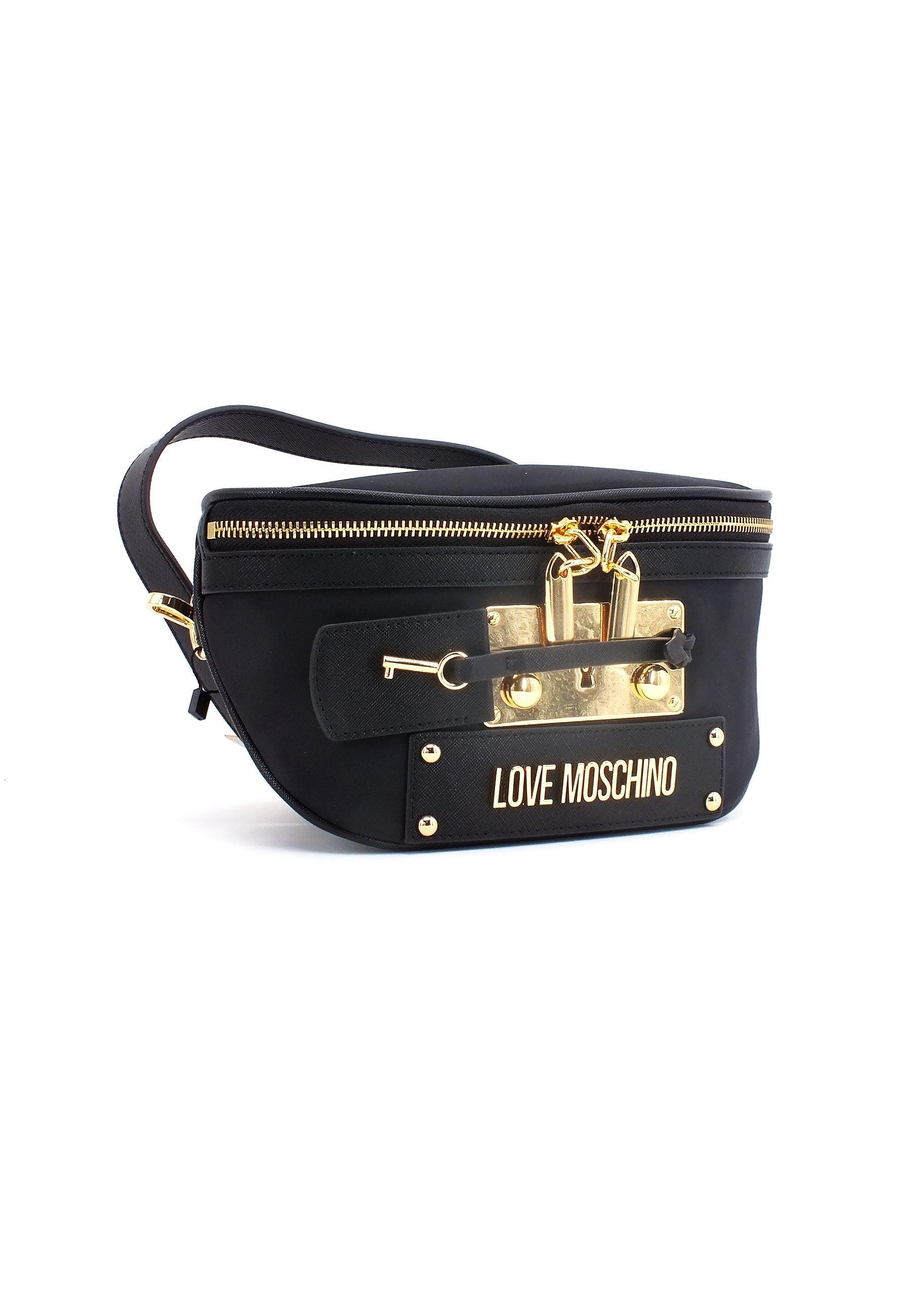 LOVE MOSCHINO Marsupio Nylon Nero JC4155PP1GLG100A - Sandrini Calzature e Abbigliamento