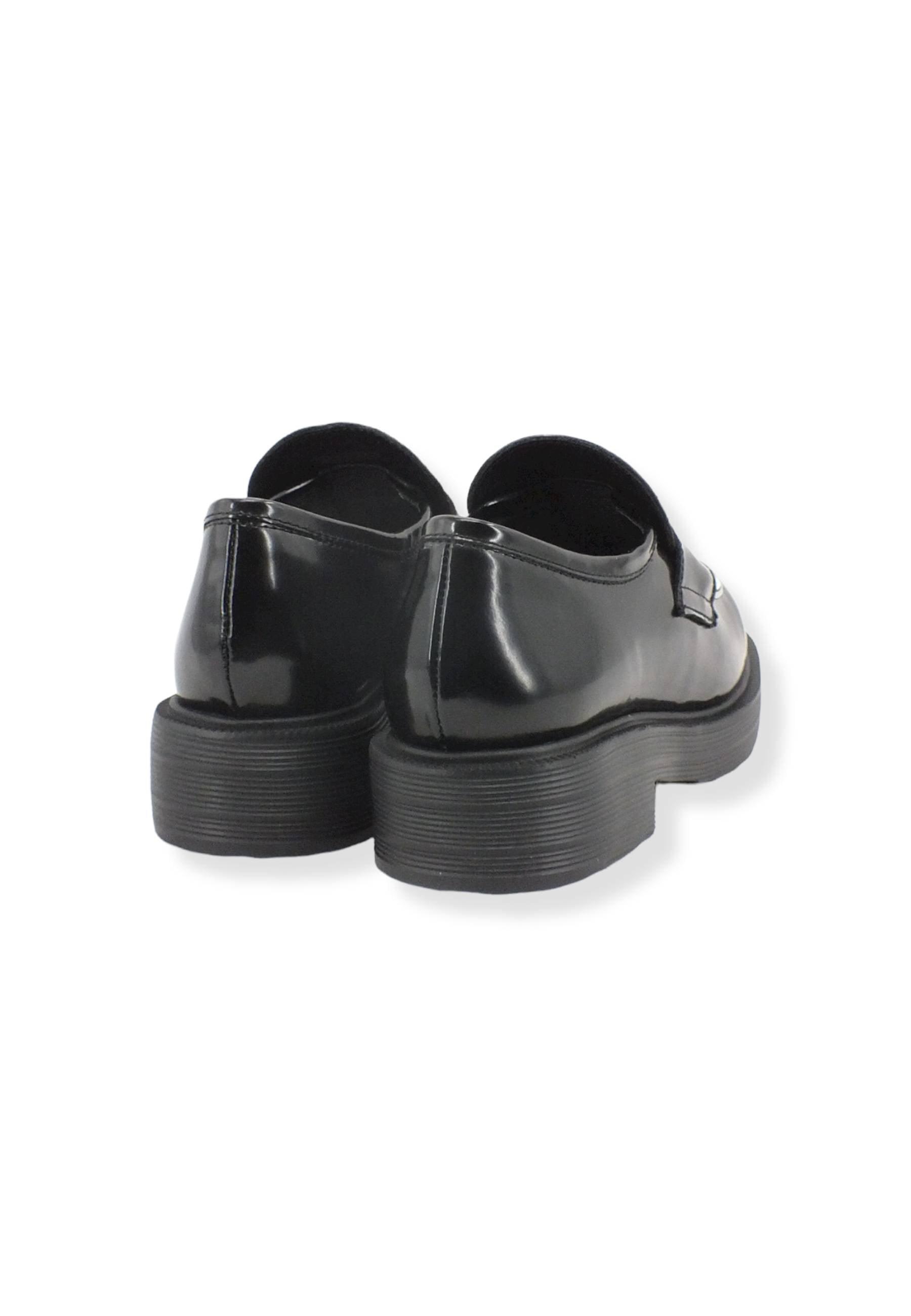 LOVE MOSCHINO Mocassino Pelle Tacco Donna Nero JA10154G1FIB0000 - Sandrini Calzature e Abbigliamento