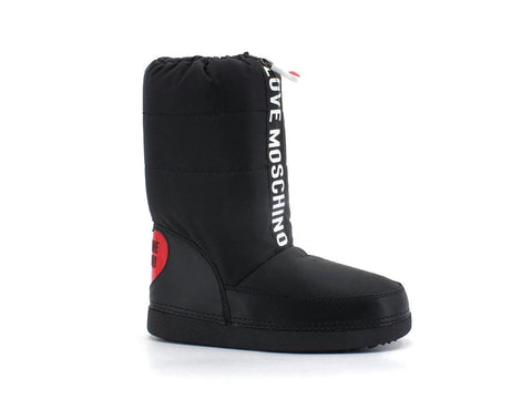 LOVE MOSCHINO Moonboot Skyboot Logo Pelo Cocco JA24232G0DISN11A - Sandrini Calzature e Abbigliamento