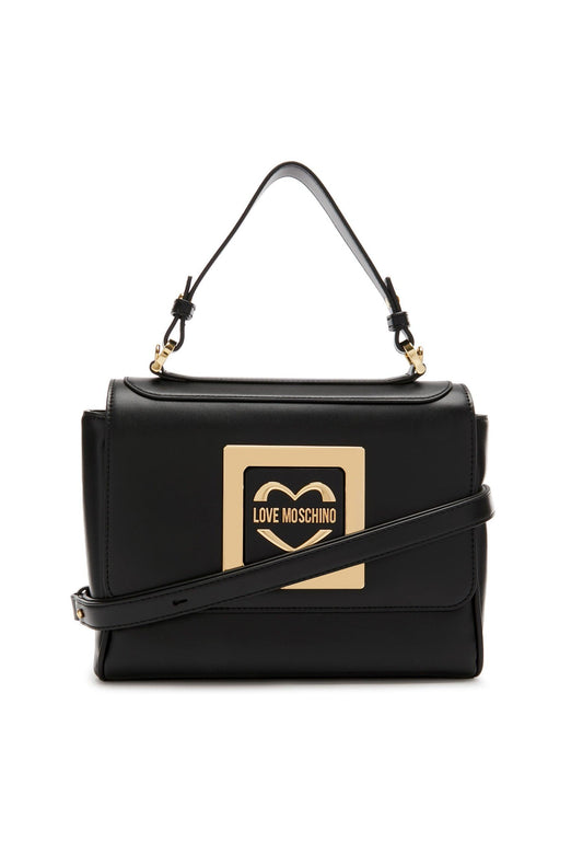 LOVE MOSCHINO Morsa Satchel Mid Nero JC4302PP0GKV0000 - Sandrini Calzature e Abbigliamento
