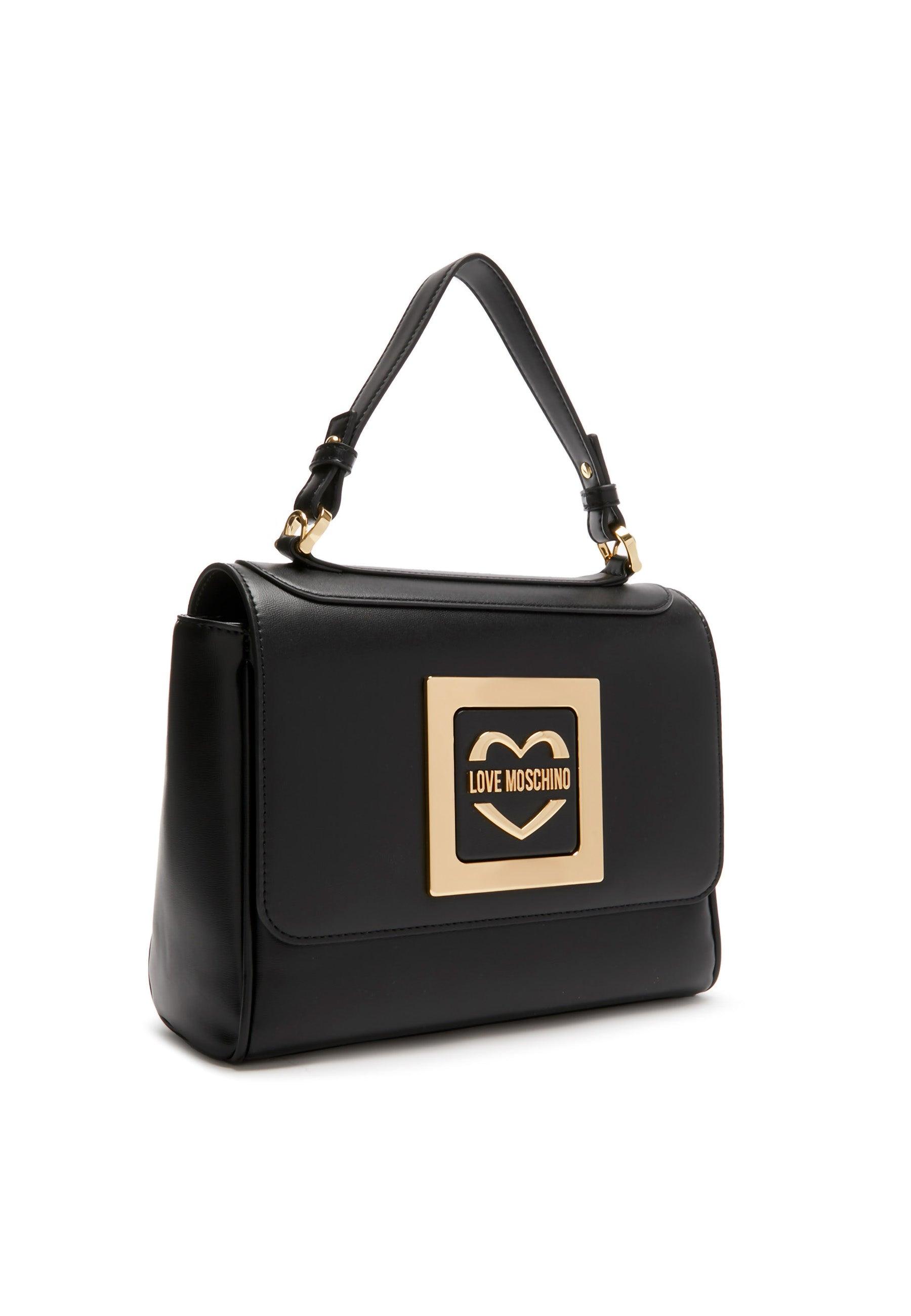 LOVE MOSCHINO Morsa Satchel Mid Nero JC4302PP0GKV0000 - Sandrini Calzature e Abbigliamento