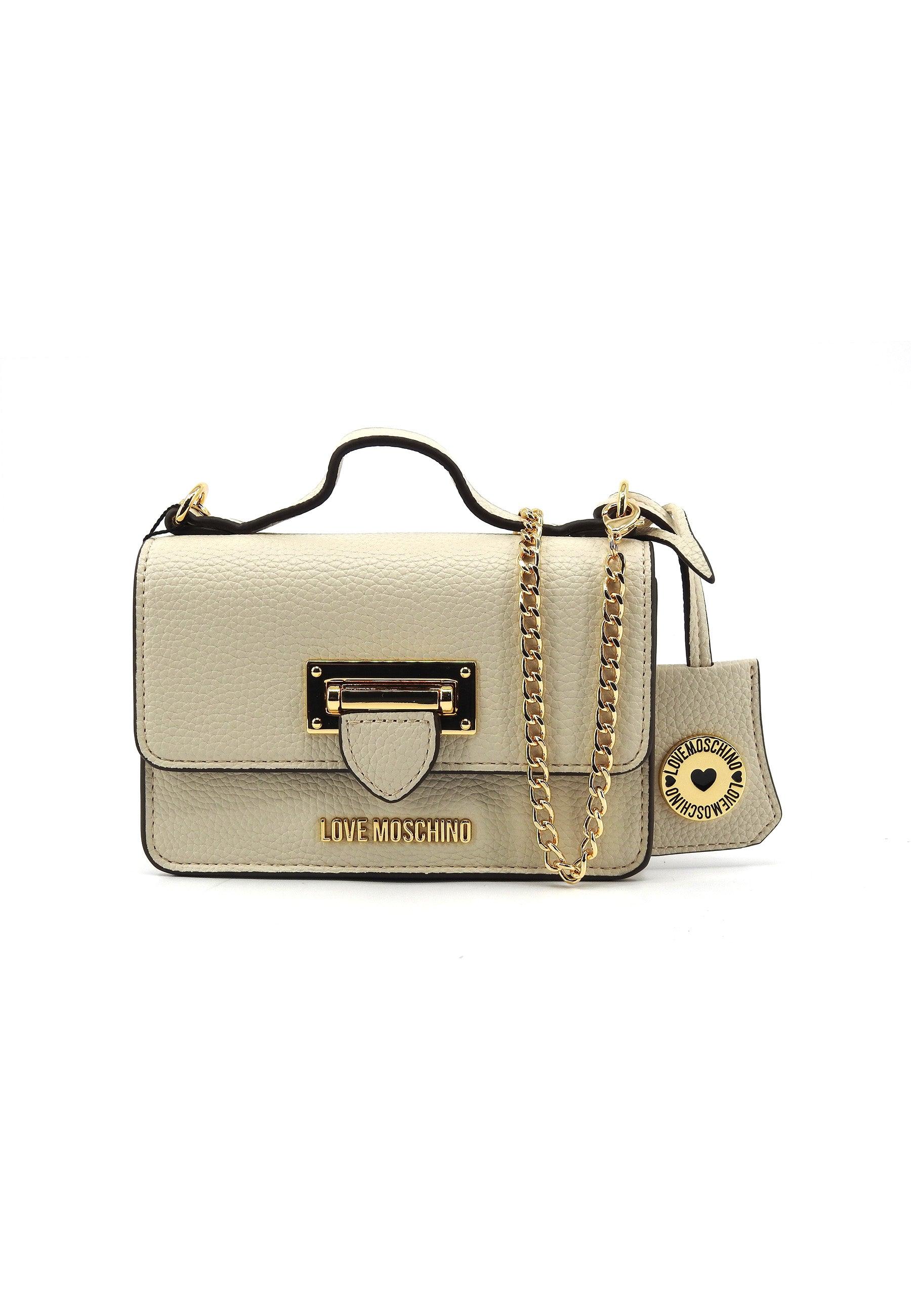 LOVE MOSCHINO Norsa Mini Hand Bag Donna Avorio JC4110PP1ILJ0110 - Sandrini Calzature e Abbigliamento