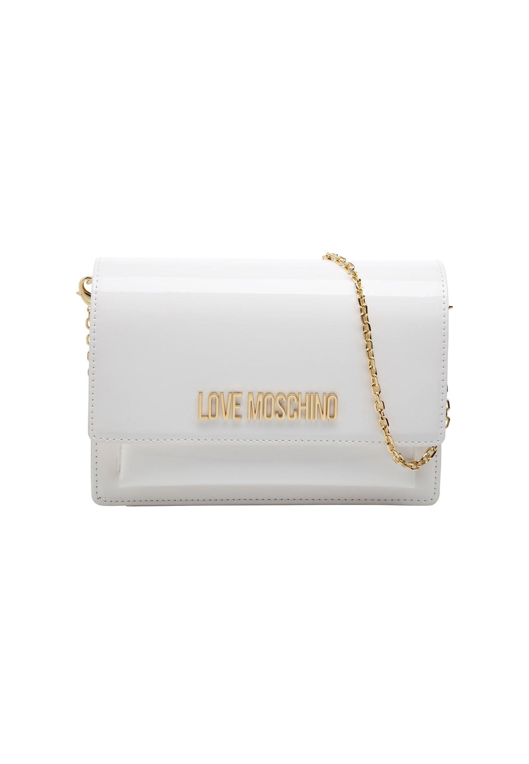 LOVE MOSCHINO Pochette Bianco JC4095PP0GKR0100 - Sandrini Calzature e Abbigliamento