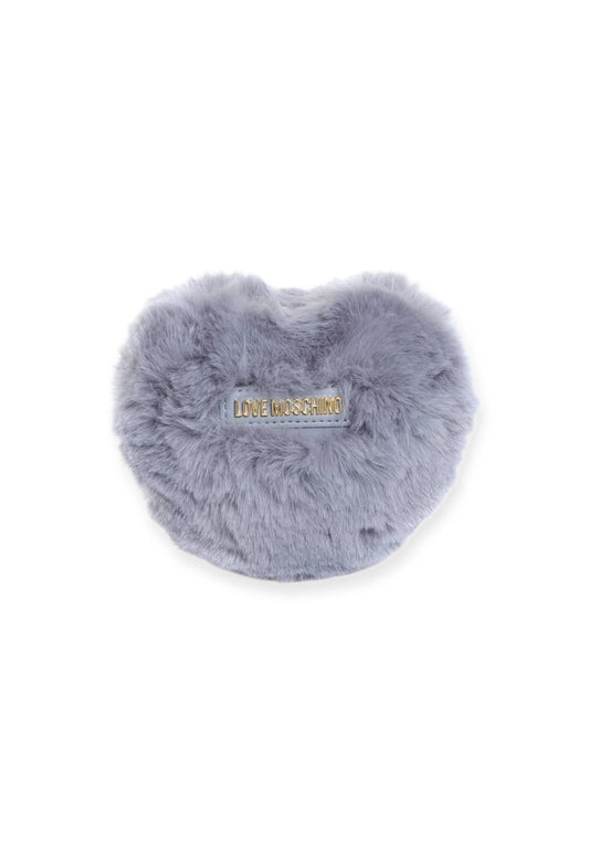 LOVE MOSCHINO Pochette Con Pelo Grigio JC4168PP1FLW0001 - Sandrini Calzature e Abbigliamento