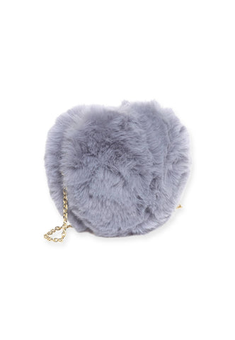LOVE MOSCHINO Pochette Con Pelo Grigio JC4168PP1FLW0001 - Sandrini Calzature e Abbigliamento