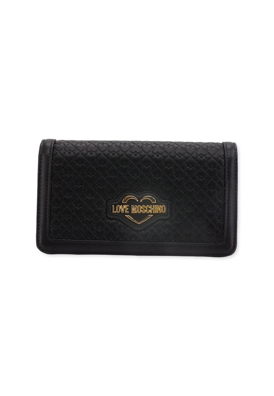 LOVE MOSCHINO Pochette Cuori Nero JC5693PP0FKF0000 - Sandrini Calzature e Abbigliamento