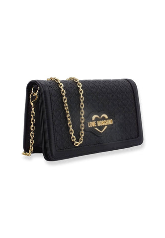 LOVE MOSCHINO Pochette Cuori Nero JC5693PP0FKF0000 - Sandrini Calzature e Abbigliamento