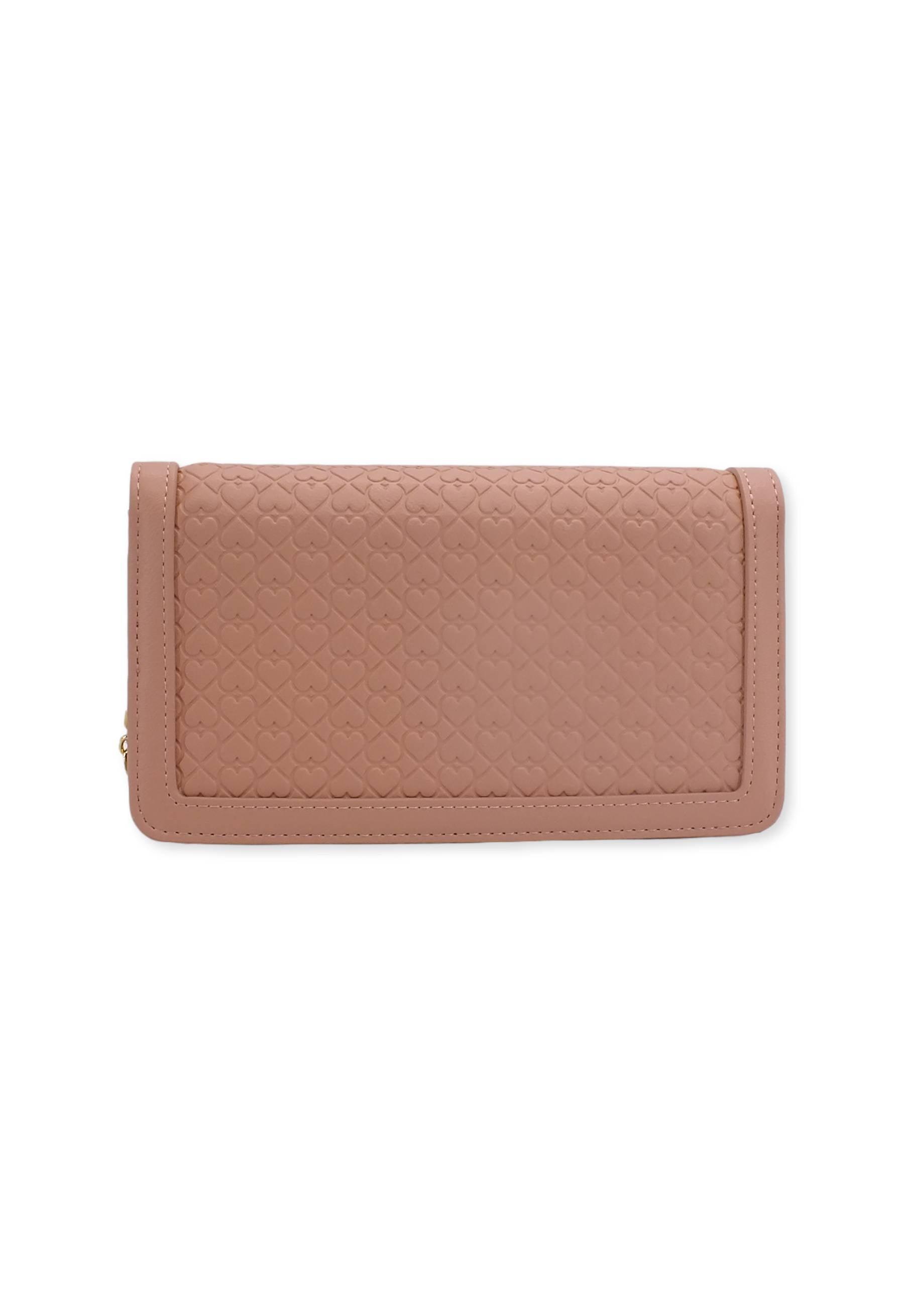 LOVE MOSCHINO Pochette Cuori Rosa Cipria JC5693PP0FKF0601 - Sandrini Calzature e Abbigliamento
