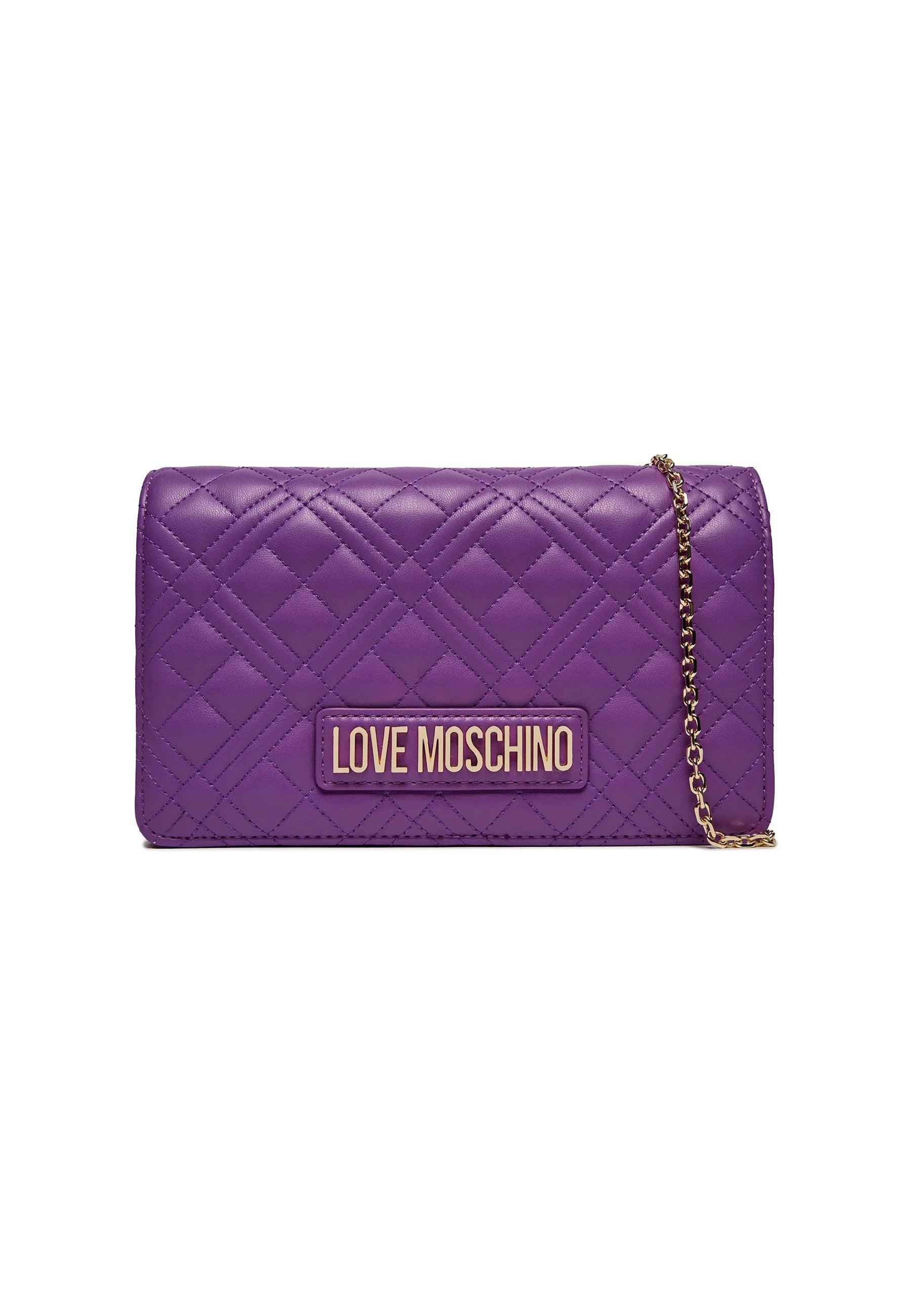 LOVE MOSCHINO Pochette Donna Viola JC4079PP1ILA0650 - Sandrini Calzature e Abbigliamento