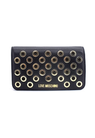 LOVE MOSCHINO Pochette Eyelets Nero JC5722PP0FKD0000 - Sandrini Calzature e Abbigliamento