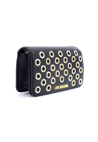 LOVE MOSCHINO Pochette Eyelets Nero JC5722PP0FKD0000 - Sandrini Calzature e Abbigliamento