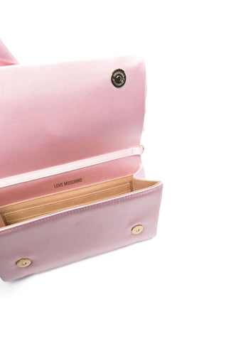 LOVE MOSCHINO Pochette Fiocco Cipria JC4077PP1GLO0601 - Sandrini Calzature e Abbigliamento