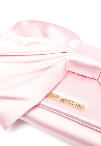 LOVE MOSCHINO Pochette Fiocco Cipria JC4077PP1GLO0601 - Sandrini Calzature e Abbigliamento