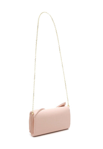 LOVE MOSCHINO Pochette Fiocco Lamb Ecru JC4325PP0GKV0103 - Sandrini Calzature e Abbigliamento