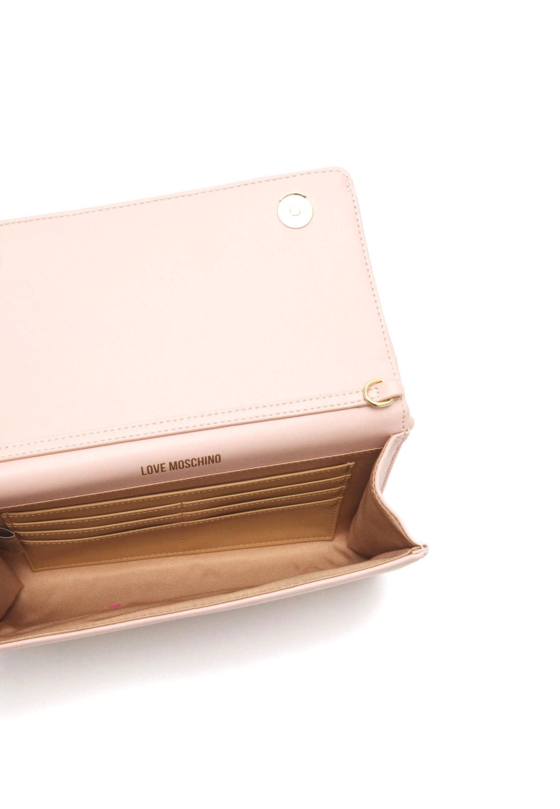 LOVE MOSCHINO Pochette Fiocco Lamb Ecru JC4325PP0GKV0103 - Sandrini Calzature e Abbigliamento