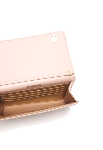 LOVE MOSCHINO Pochette Fiocco Lamb Ecru JC4325PP0GKV0103 - Sandrini Calzature e Abbigliamento