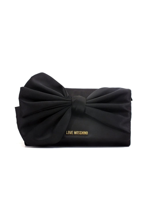 LOVE MOSCHINO Pochette Fiocco Nero JC4077PP1GLO0000 - Sandrini Calzature e Abbigliamento
