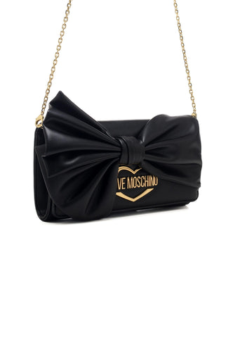 LOVE MOSCHINO Pochette Fiocco Nero JC4394PP0GKH0000 - Sandrini Calzature e Abbigliamento