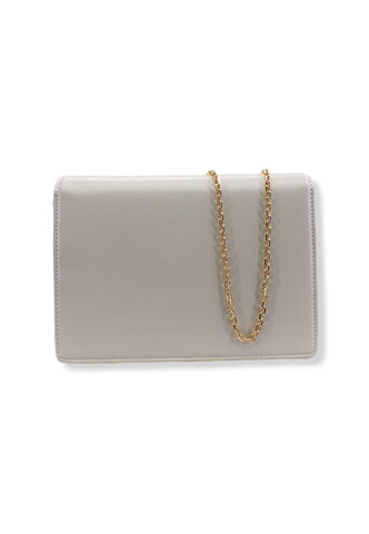 LOVE MOSCHINO Pochette LM Gold Bianco Avorio JC4095PP1FLL0110 - Sandrini Calzature e Abbigliamento