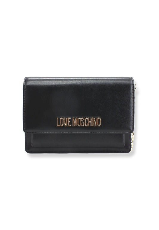 LOVE MOSCHINO Pochette LM Gold Nera JC4095PP1FLL0000 - Sandrini Calzature e Abbigliamento