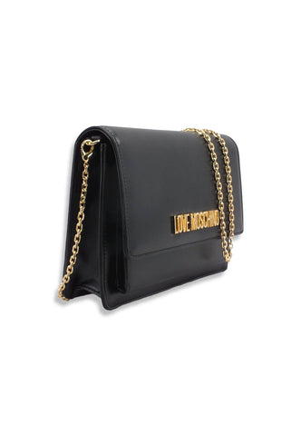 LOVE MOSCHINO Pochette LM Gold Nera JC4095PP1FLL0000 - Sandrini Calzature e Abbigliamento