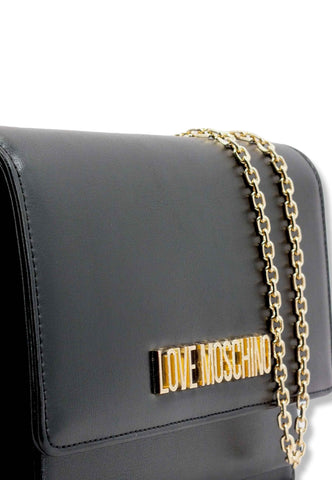 LOVE MOSCHINO Pochette LM Gold Nera JC4095PP1FLL0000 - Sandrini Calzature e Abbigliamento