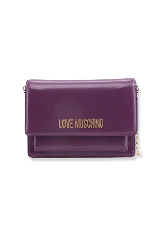 LOVE MOSCHINO Pochette LM Gold Viola JC4095PP1FLL0650 - Sandrini Calzature e Abbigliamento