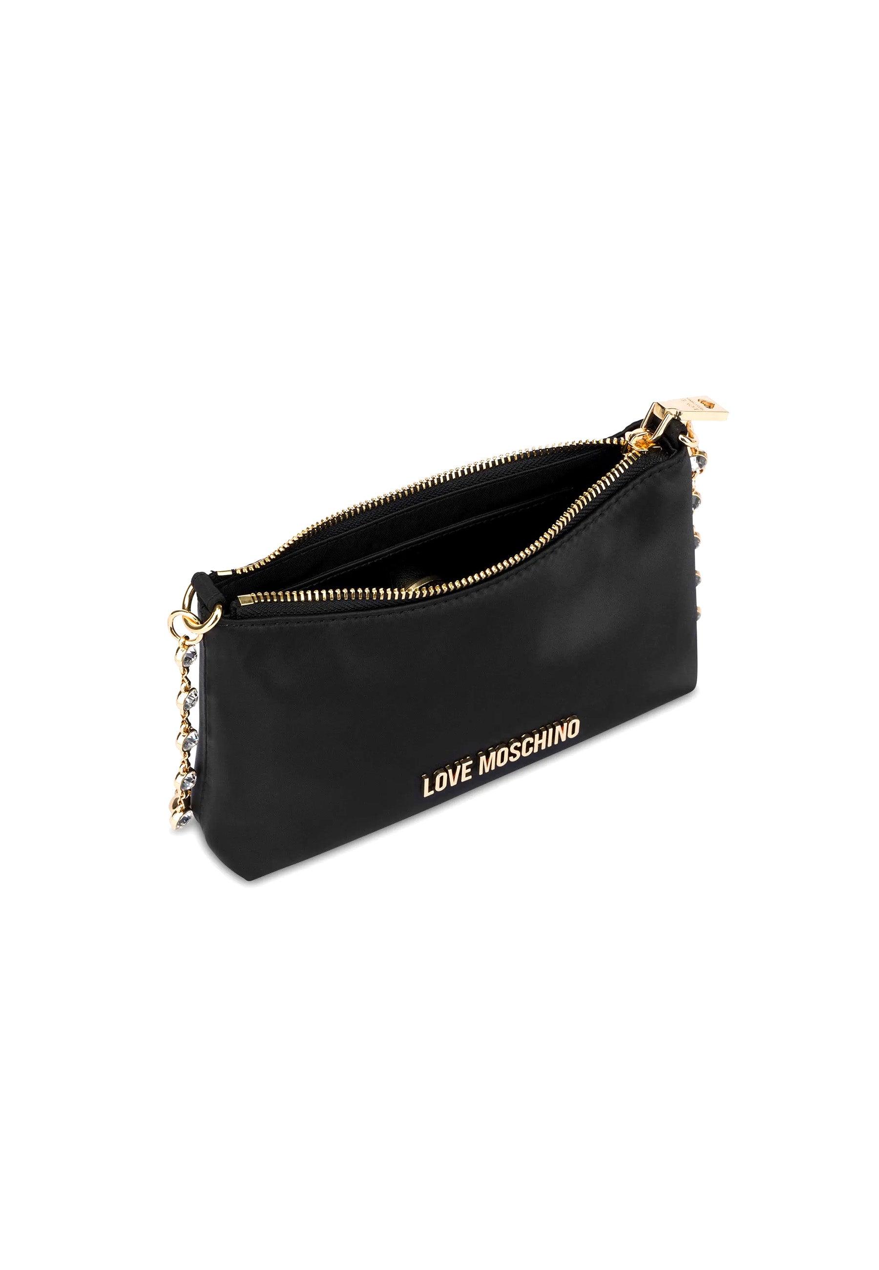 LOVE MOSCHINO Pochette Nylon Nero JC4233PP0HKK0000 - Sandrini Calzature e Abbigliamento
