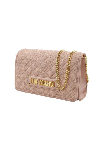 LOVE MOSCHINO Pochette Pizzo Donna Cipria JC4024PP1ILB160A - Sandrini Calzature e Abbigliamento