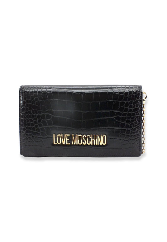 LOVE MOSCHINO Pochette Stampa Coccodrillo Nera JC4098PP1FLF0000 - Sandrini Calzature e Abbigliamento