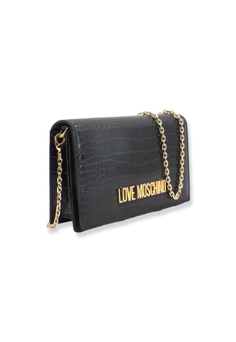 LOVE MOSCHINO Pochette Stampa Coccodrillo Nera JC4098PP1FLF0000 - Sandrini Calzature e Abbigliamento