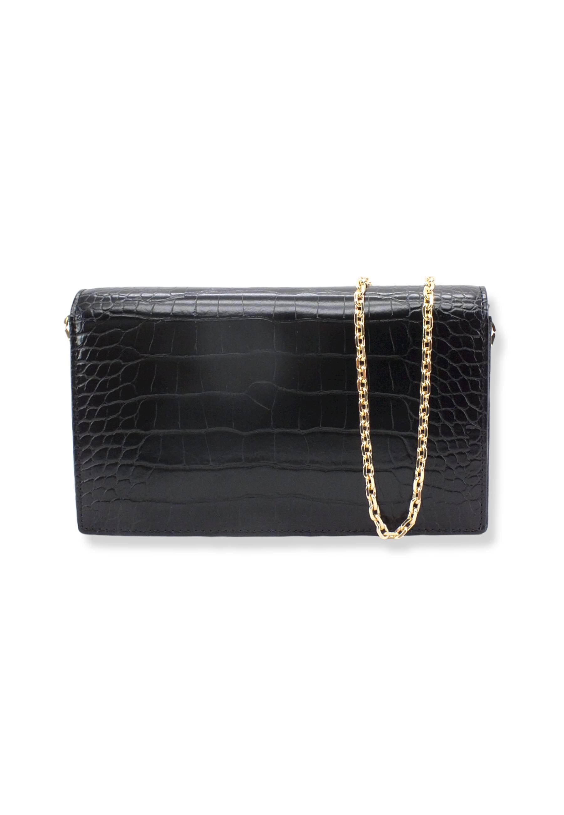 LOVE MOSCHINO Pochette Stampa Coccodrillo Nera JC4098PP1FLF0000 - Sandrini Calzature e Abbigliamento