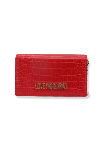 LOVE MOSCHINO Pochette Stampa Coccodrillo Rossa JC4098PP1FLF0500 - Sandrini Calzature e Abbigliamento