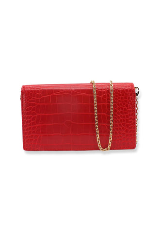 LOVE MOSCHINO Pochette Stampa Coccodrillo Rossa JC4098PP1FLF0500 - Sandrini Calzature e Abbigliamento