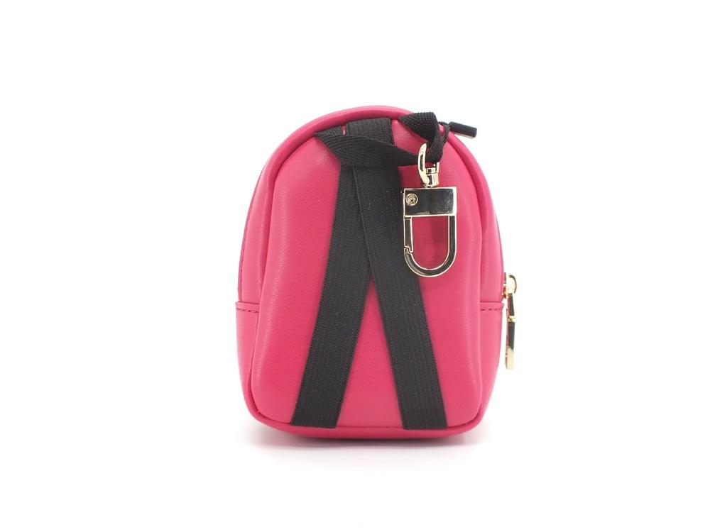 LOVE MOSCHINO Portachiavi Bags Charms Quilted Mini Zaino Fuxia JC6403PP1ELA0604 - Sandrini Calzature e Abbigliamento