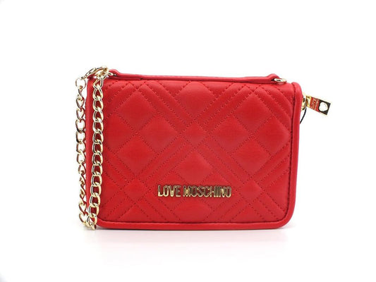 LOVE MOSCHINO Portafoglio Bags Charms Zip Tracolla Rosso JC6404PP1ELA0500 - Sandrini Calzature e Abbigliamento