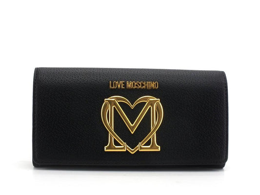 LOVE MOSCHINO Portafoglio Clip Logo Nero JC5650PP1DLL0000 - Sandrini Calzature e Abbigliamento