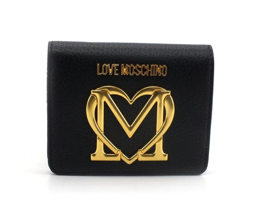 LOVE MOSCHINO Portafoglio Clip Small Nero JC5648PP1DLL0000 - Sandrini Calzature e Abbigliamento