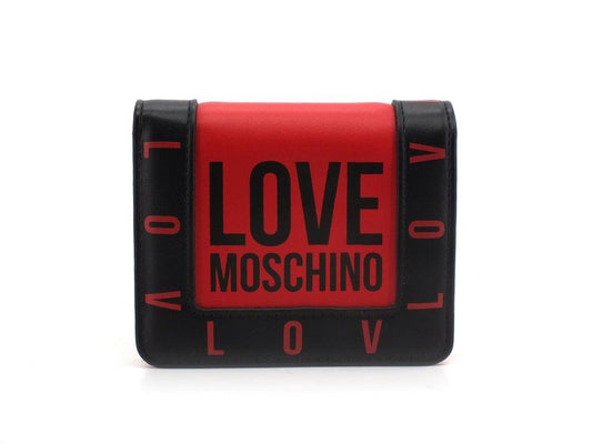 LOVE MOSCHINO Portafoglio Clip Small Rosso JC5641PP1DLI0500 - Sandrini Calzature e Abbigliamento