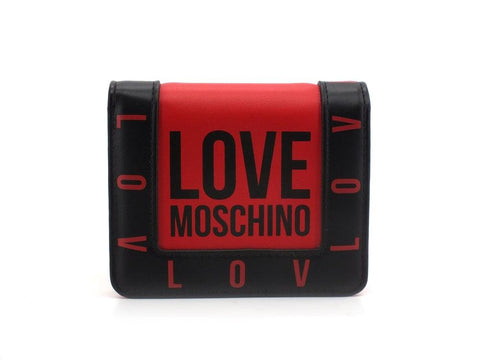LOVE MOSCHINO Portafoglio Clip Small Rosso JC5641PP1DLI0500 - Sandrini Calzature e Abbigliamento