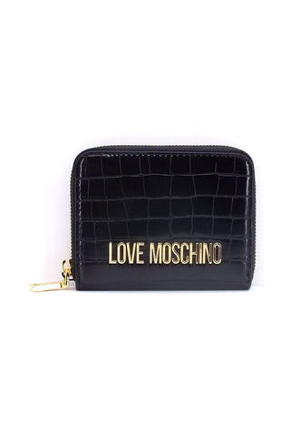 LOVE MOSCHINO Portafoglio Croco Donna Nero JC5712PP0FKS0000 - Sandrini Calzature e Abbigliamento