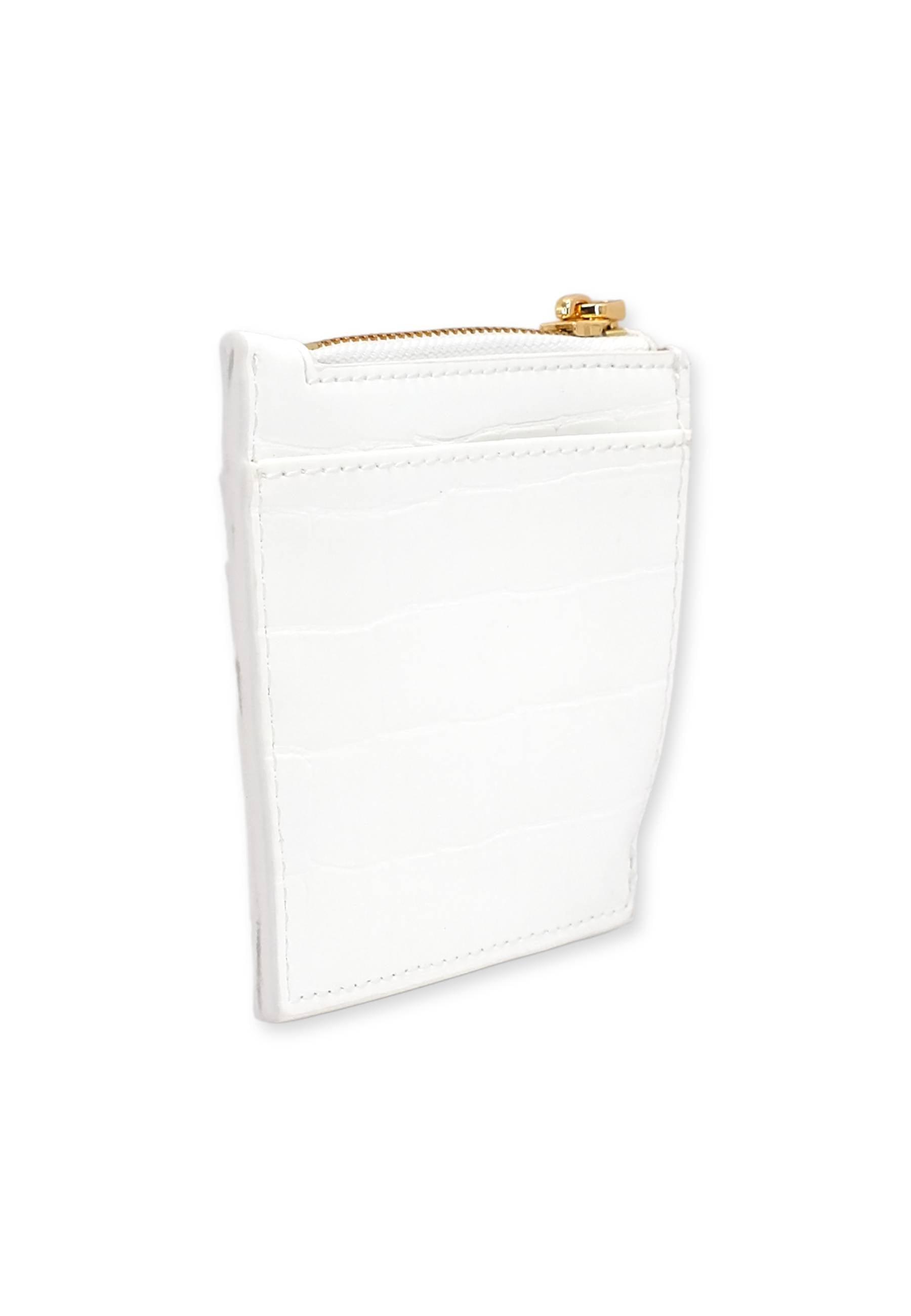 LOVE MOSCHINO Portafoglio Croco Donna Off White JC5716PP0FKS0120 - Sandrini Calzature e Abbigliamento