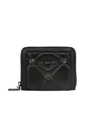LOVE MOSCHINO Portafoglio Cuori Donna Nero Canna di Fucile JC5717PP0HLZ0000 - Sandrini Calzature e Abbigliamento