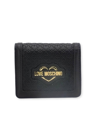 LOVE MOSCHINO Portafoglio Cuori Nero JC5695PP0FKF0000 - Sandrini Calzature e Abbigliamento