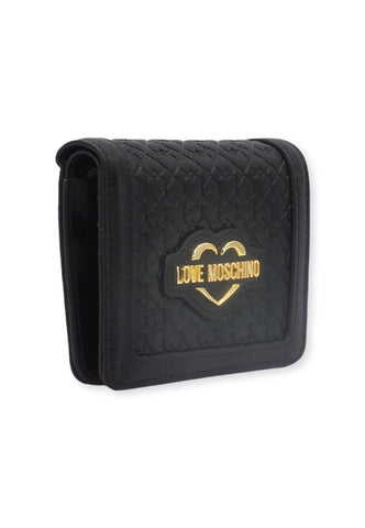 LOVE MOSCHINO Portafoglio Cuori Nero JC5695PP0FKF0000 - Sandrini Calzature e Abbigliamento