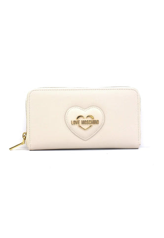 LOVE MOSCHINO Portafoglio Donna Avorio Beige JC5730PP0HKL0110 - Sandrini Calzature e Abbigliamento