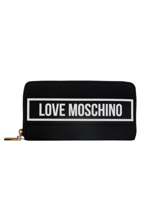 LOVE MOSCHINO Portafoglio Donna Nero Bianco JC5719PP0HKG100A - Sandrini Calzature e Abbigliamento