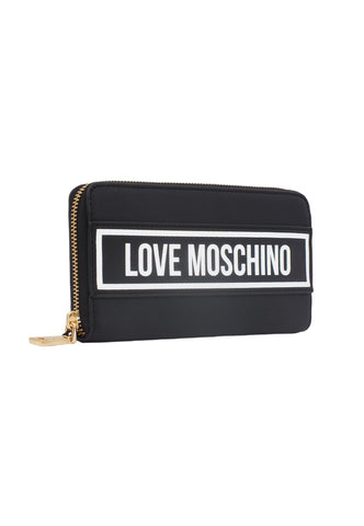 LOVE MOSCHINO Portafoglio Donna Nero Bianco JC5719PP0HKG100A - Sandrini Calzature e Abbigliamento